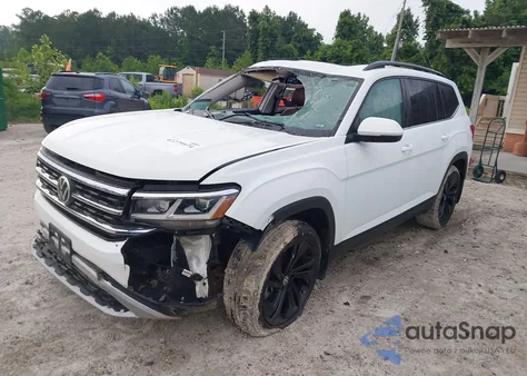 2022 Volkswagen Atlas 3.6L V6 Se W/Technology from USA, damaged, VIN 1V2KR2CA6NC565419